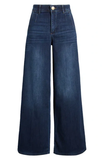 Wit & Wisdom 'ab'solution Skyrise Wide Leg Jeans In Blue