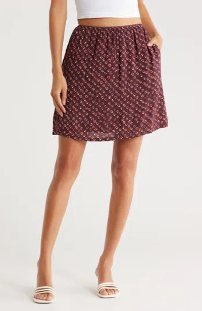 Melrose And Market Flounce Skirt In Brown