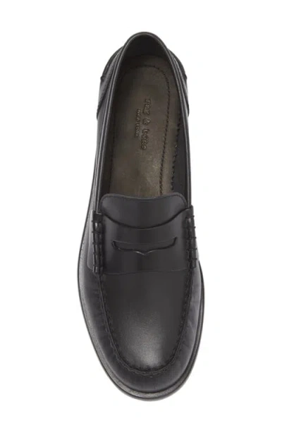 Rag & Bone Carter Penny Loafer In Black