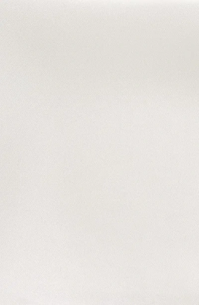 Thom Sweeney Silk Pocket Square In White