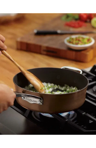 Anolon Two-piece Nonstick Skillet Set In Black