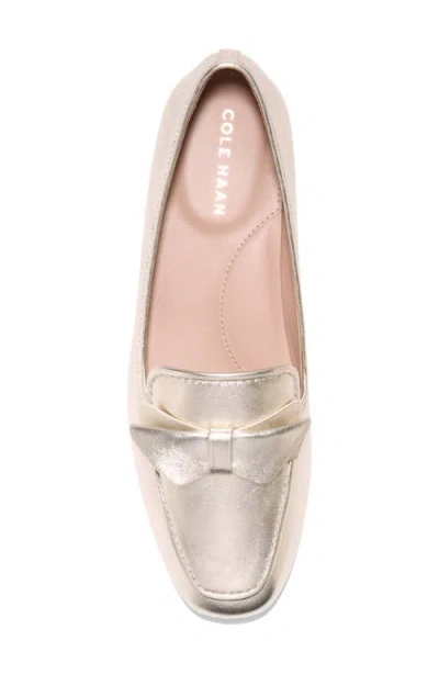 Cole Haan Women's Payson Soft Bow Slip On Loafers In Gold