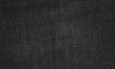 Good American Good Legs Exposed Button Raw Hem Crop Mini Bootcut Jeans In Black