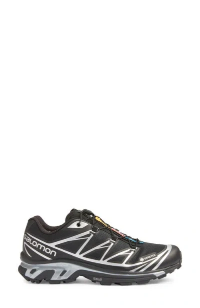 Salomon Performance-driven Xt 6 Gtx Sneakers Featuring Quicklace Technology In Black