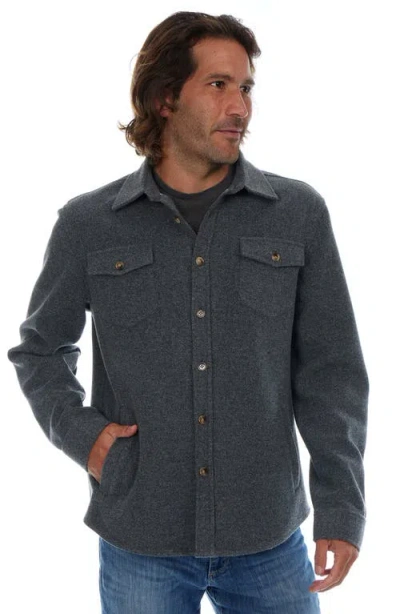 Px Herringbone Work Shirt In Gray