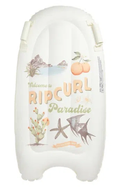 Sunnylife X Rip Curl Welcome To Paradise Surf Mat In White
