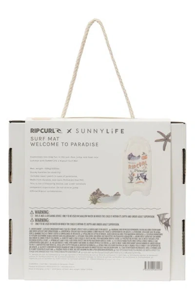 Sunnylife X Rip Curl Welcome To Paradise Surf Mat In White
