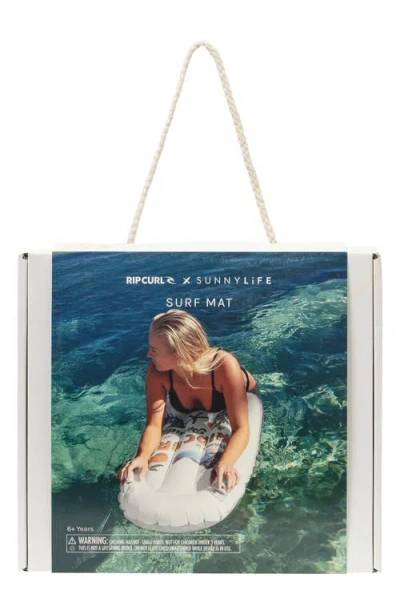 Sunnylife X Rip Curl Welcome To Paradise Surf Mat In White