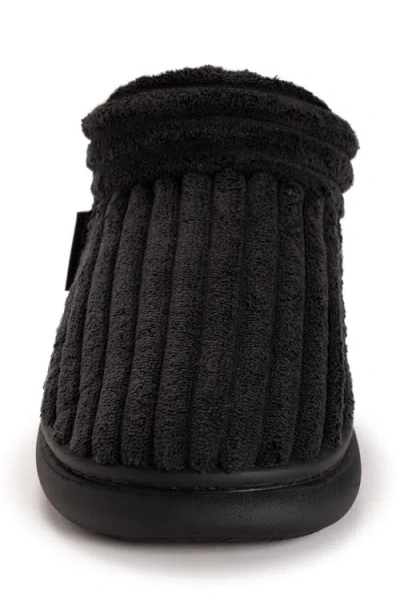 Muk Luks Aveline Slipper Womens Memory Foam Slip-on Slippers In Black