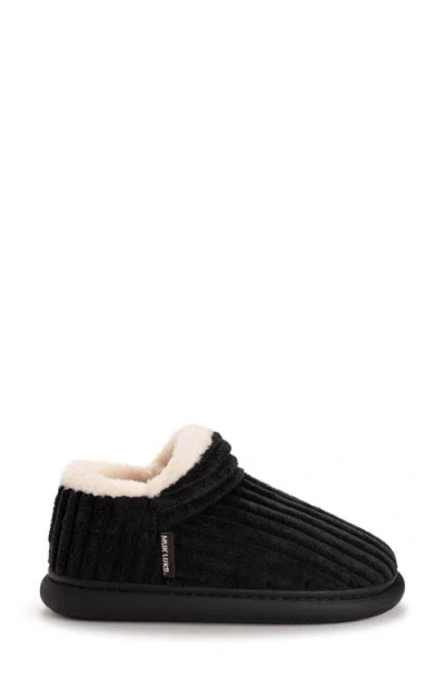 Muk Luks Aveline Slipper Womens Memory Foam Slip-on Slippers In Black