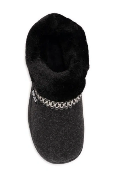 Muk Luks Neira Slipper Womens Memory Foam Slip-on Slippers In Black