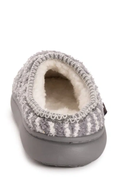 Muk Luks Janna Cozy Crew Faux Shearling Lined Clog In Multi