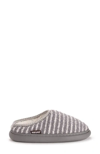 Muk Luks Janna Cozy Crew Faux Shearling Lined Clog In Multi