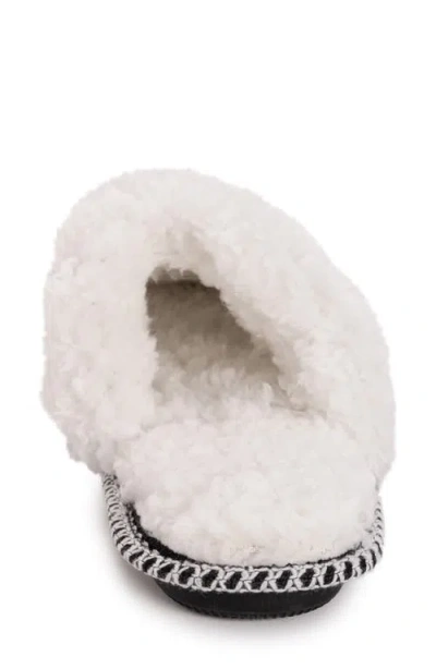 Muk Luks Frida Faux Fur Lined Scuff Slipper In Multi