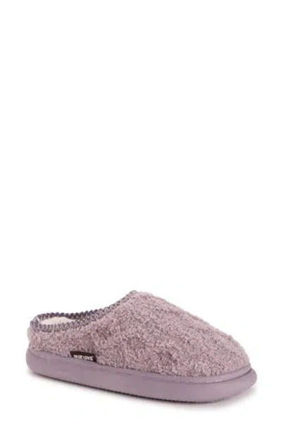 Muk Luks Janna Cozy Crew Faux Shearling Lined Clog In Multi