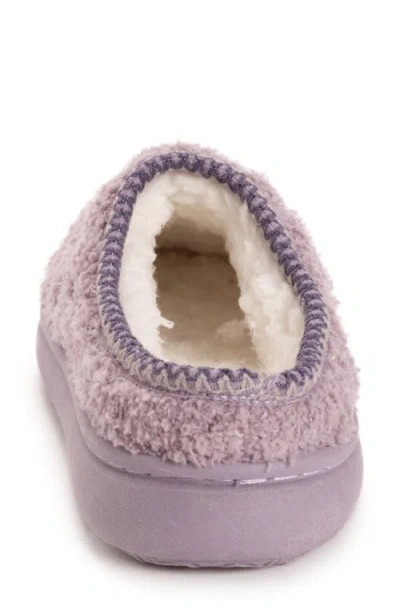 Muk Luks Janna Cozy Crew Faux Shearling Lined Clog In Multi