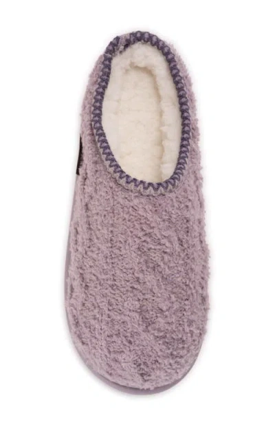 Muk Luks Janna Cozy Crew Faux Shearling Lined Clog In Multi