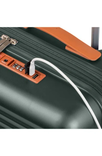 Champs Vintage Ii Collection 20" Carry-on Luggage In Green