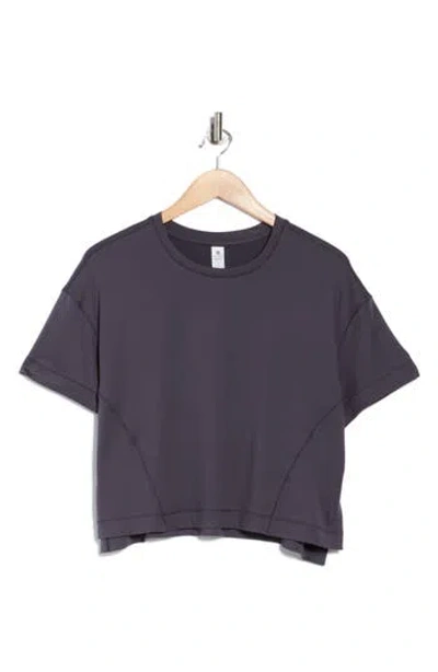 90 Degree By Reflex Super Soft Echo High/low Boxy Top In Black