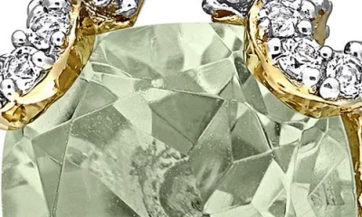 Delmar Cushion Cut Semiprecious Stone Lever-back Earrings In Gold