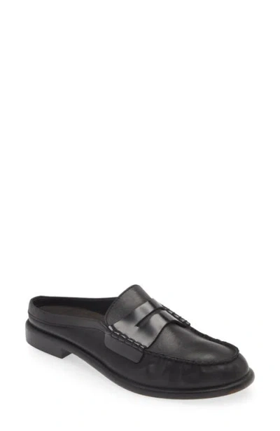 Rag & Bone Carter Penny Loafer Mule In Black