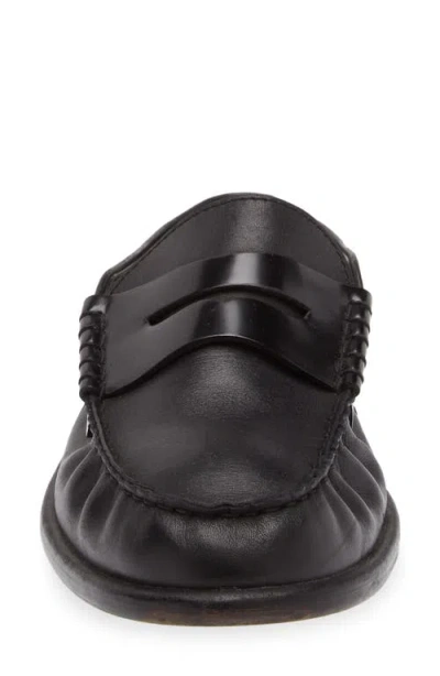 Rag & Bone Carter Penny Loafer Mule In Black