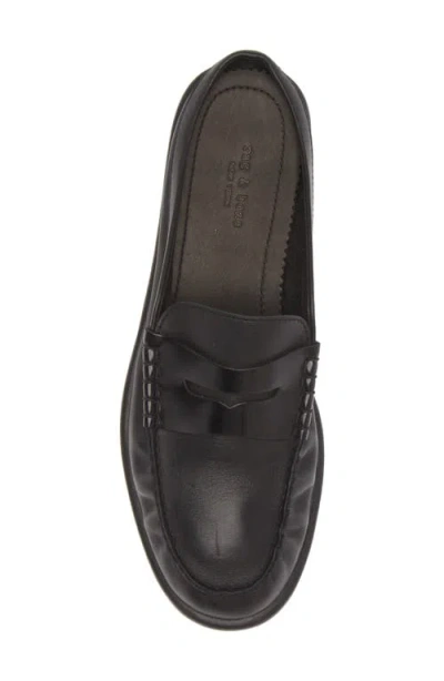 Rag & Bone Carter Penny Loafer Mule In Black