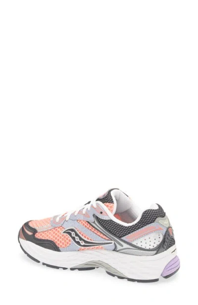 Saucony Mens Progrid Omni 9 Woven Trainers Pink Purple In Multi