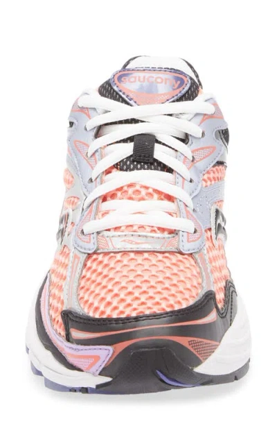 Saucony Mens Progrid Omni 9 Woven Trainers Pink Purple In Multi