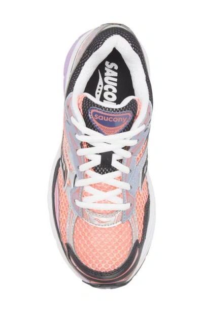 Saucony Mens Progrid Omni 9 Woven Trainers Pink Purple In Multi