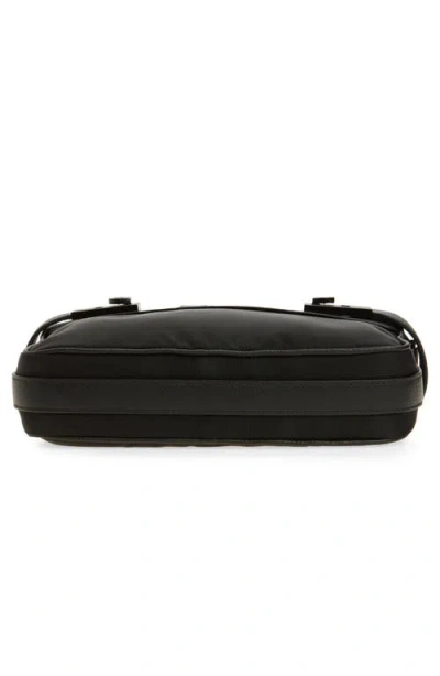 Ferragamo Modern Messenger Bag Adjustable Strap In Black
