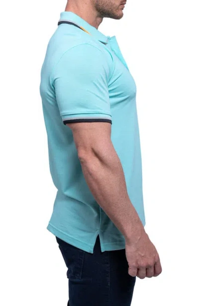 Maceoo Polo Tipemb43 Green In Blue