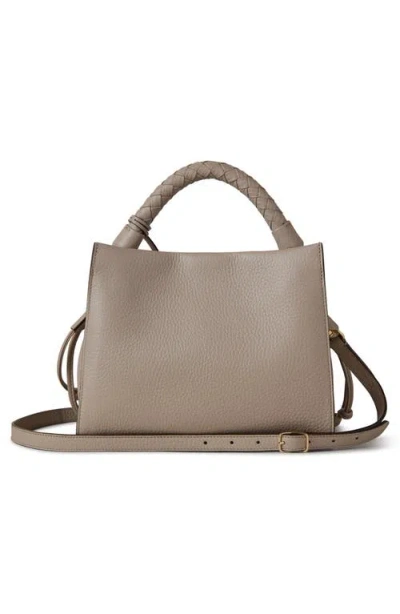 Mulberry Small Iris Leather Top Handle Bag In Brown