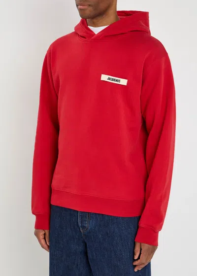 Jacquemus Le Sweatshirt Gros Grain In Red
