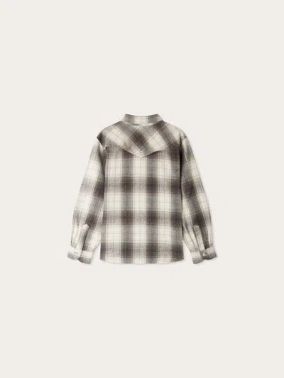 Bonpoint Grey Shirt For Boy In Neutral