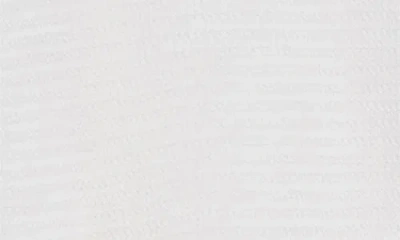 Thom Browne Textured Stitch Virgin Wool Crewneck Cardigan In White