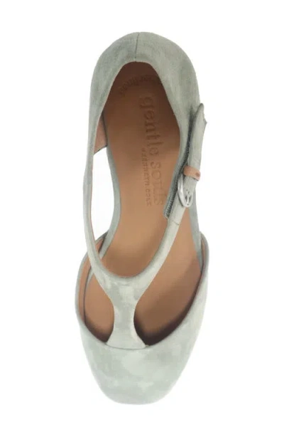 Gentle Souls Women's Wyatt T-strap Flats In Green