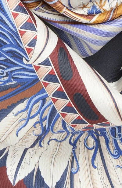 Ferragamo Rectangular Scarf Featuring Intricate Pattern