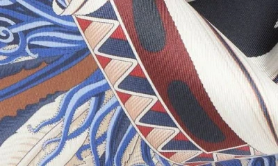 Ferragamo Rectangular Scarf Featuring Intricate Pattern