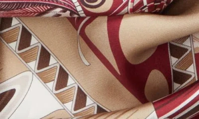 Ferragamo Giada Reversible Silk Scarf In Multi