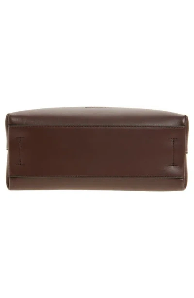 Jw Anderson J.w. Anderson Brown Leather Small Jwa Corner Handbag In Brown