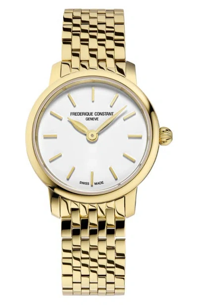 Frederique Constant Slimline Mini Watch, 25mm In Gold