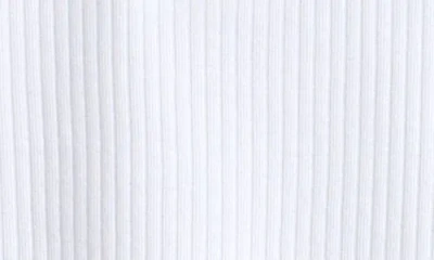 Adidas Originals Kids' Embroidered Trefoil Lettuce Edge Rib T-shirt In White