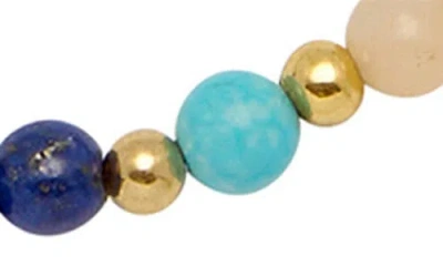 Estella Bartlett Multistone Beaded Necklace In Multi