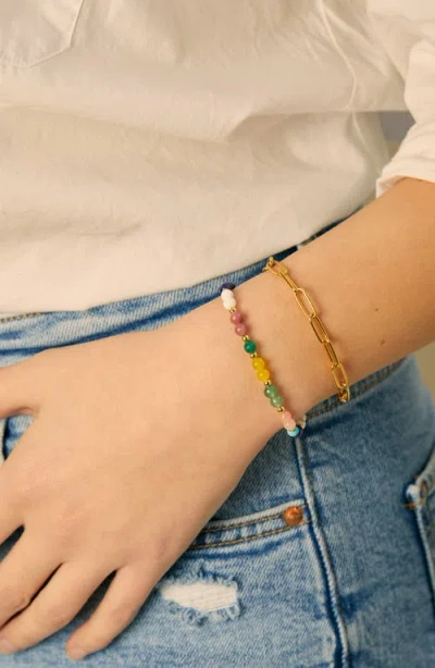 Estella Bartlett Multicolor Beaded Bracelet In Multi