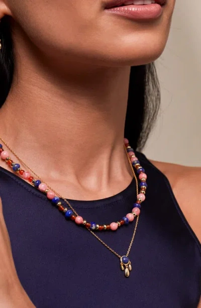 Estella Bartlett Beaded Necklace In Multi