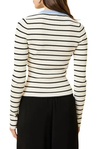 Solid & Striped The Dora Stripe Sweater In Neutral