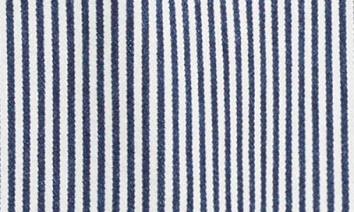 Jw Anderson Striped Pattern Front Pockets Long Sleeves Jacket In Blue