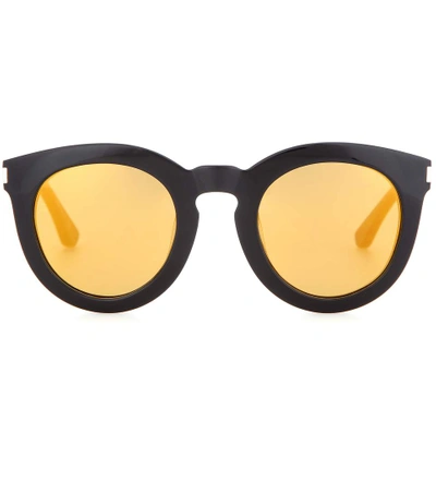 Saint Laurent 'bold Sl 102' Sunglasses In Llack