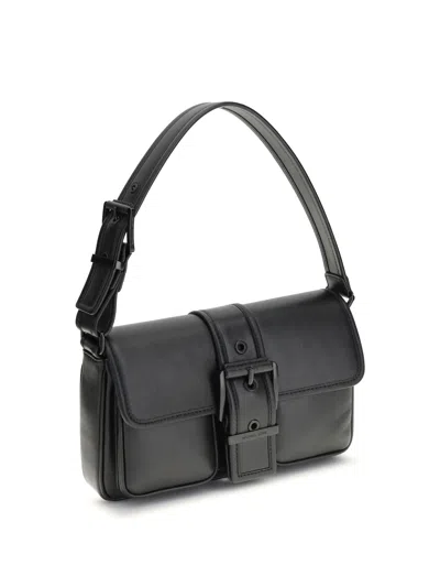 Michael Kors Crossbody Bag With Adjustable Strap And Buckle Detail In Black